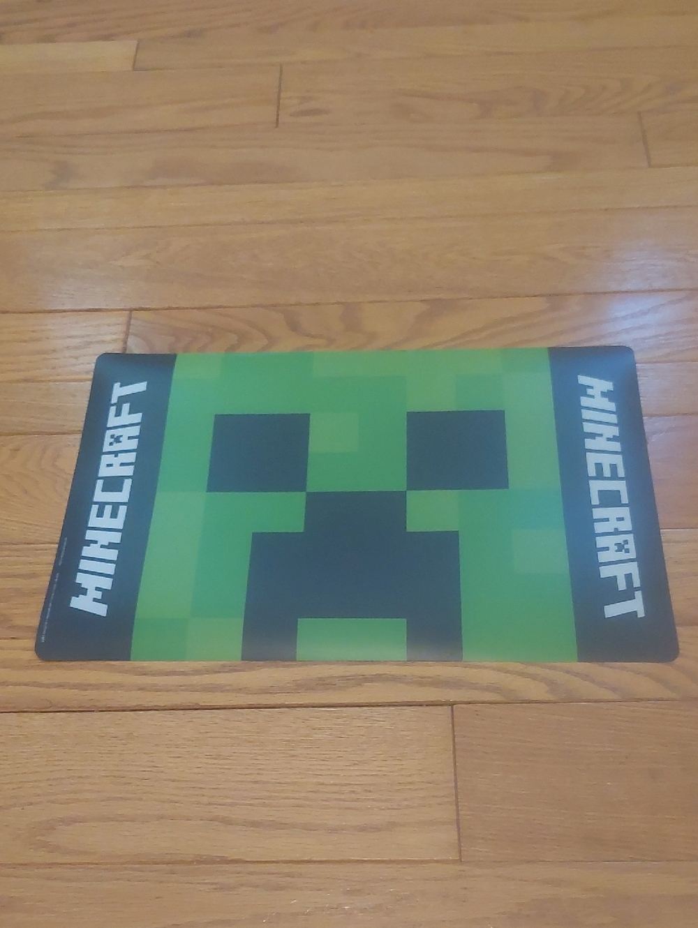 Minecraft Creeper Placemat/ Poster